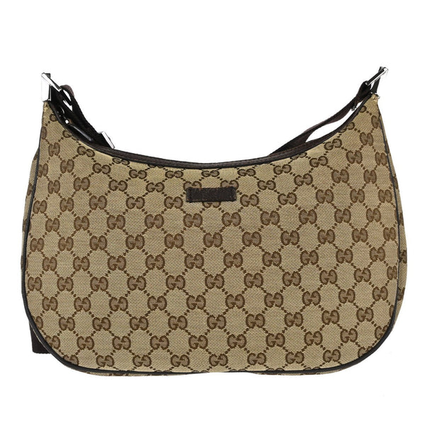 Gucci GG Shoulder Bag Vintage in Brown GG Canvas