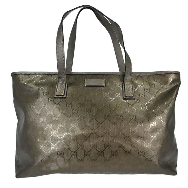 Gucci GG Tote Vintage in Gold GG PVC