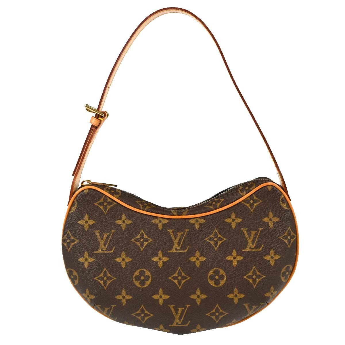 Louis Vuitton Croissant PM Vintage Shoulder Bag in Brown Monogram Canvas
