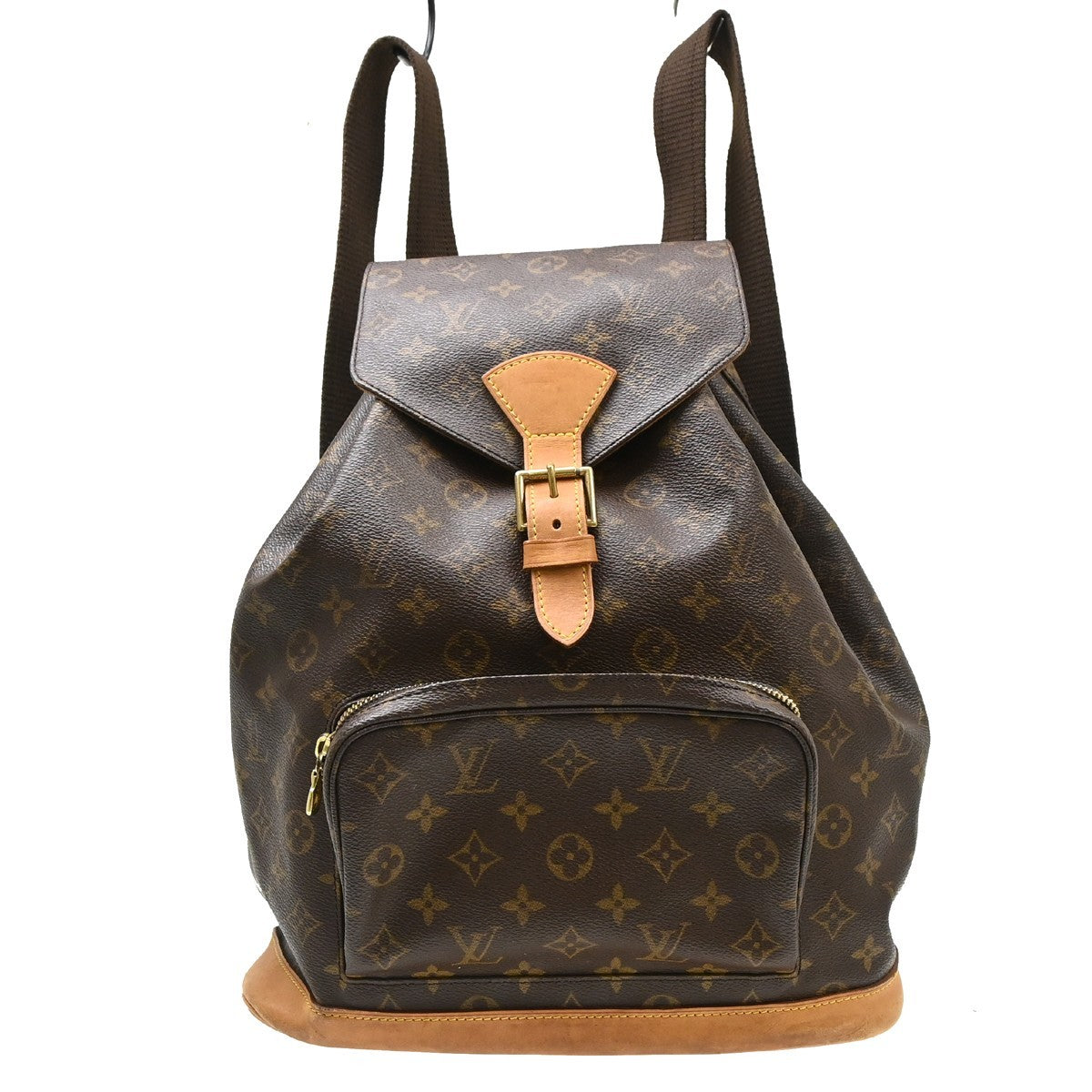 Louis Vuitton Montsouris GM Vintage Backpack in Brown Monogram Canvas