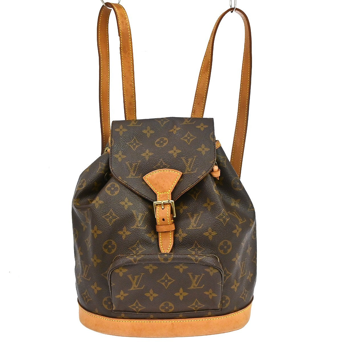 Louis Vuitton Montsouris MM Vintage Backpack in Brown Monogram Canvas