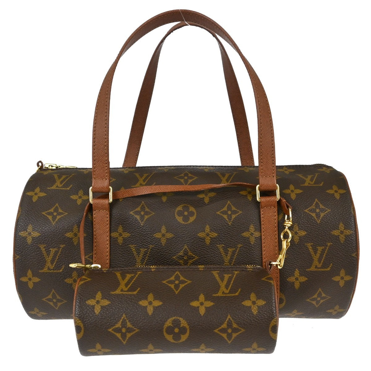 Louis Vuitton Papillon 30 Vintage Handbag in Brown Monogram Canvas