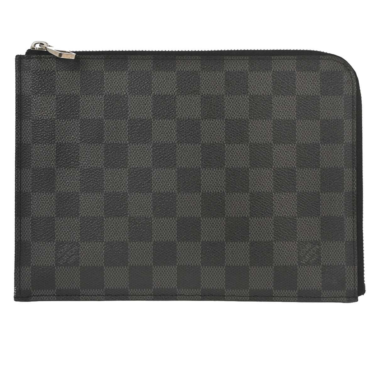Louis Vuitton Pochette Jour PM Vintage Pochette in Graphite Grey Damier Graphite Canvas