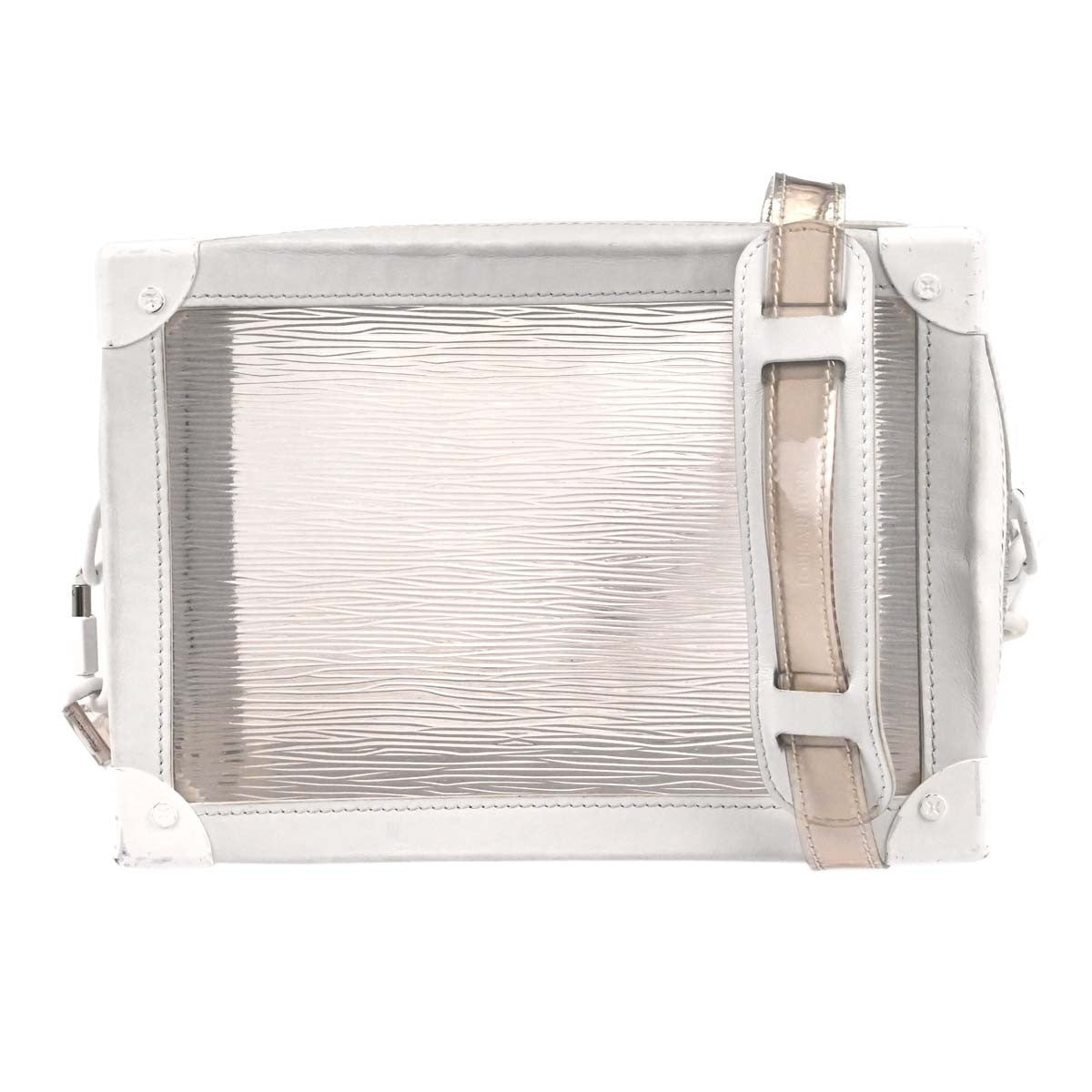 Louis Vuitton Soft Trunk Epi Plage Vintage Crossbody Bag in White Epi Leather