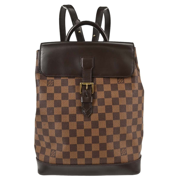 Louis Vuitton Soho Backpack Vintage in Brown Damier Ebène Canvas