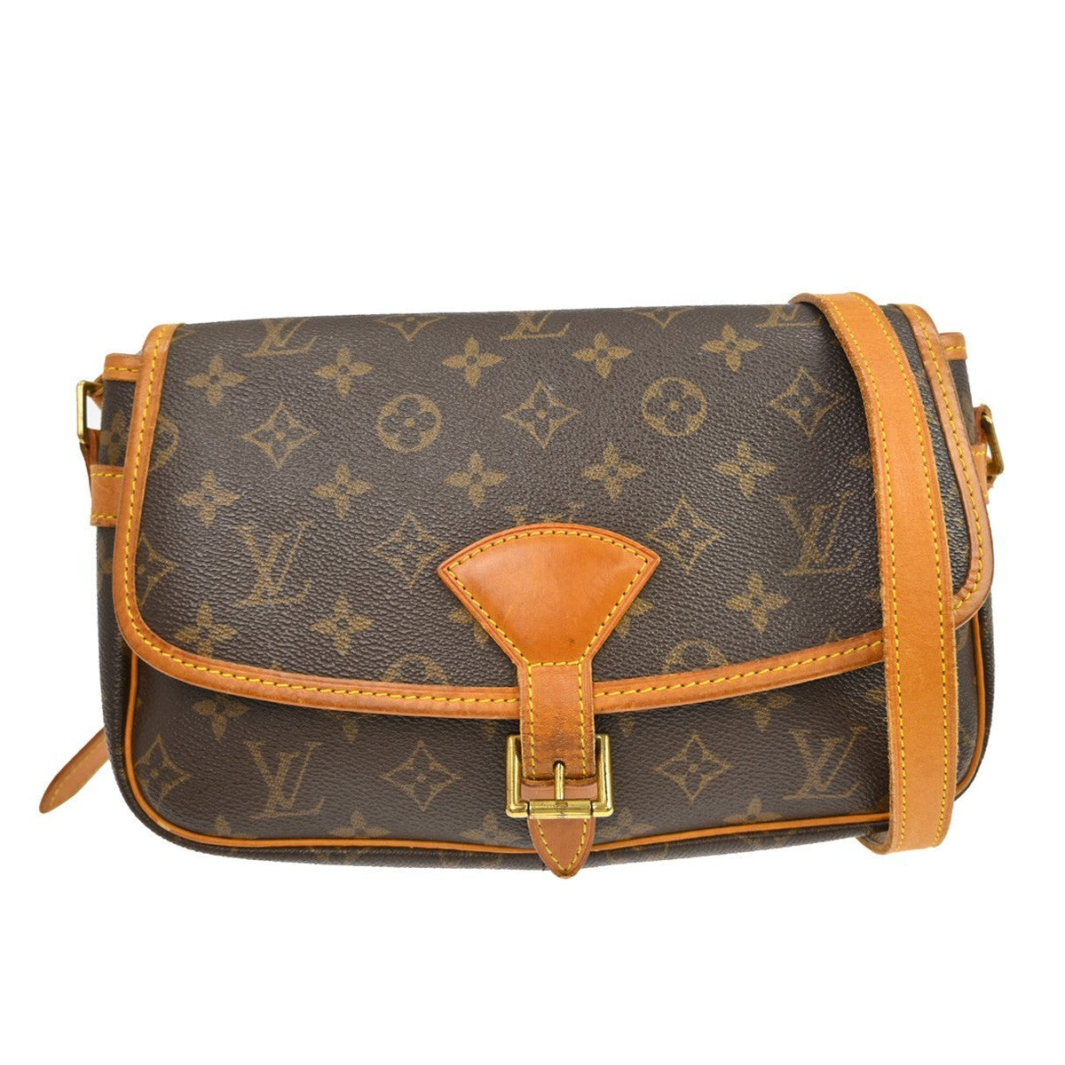 Louis Vuitton Sologne Vintage Crossbody Bag in Brown Monogram Canvas