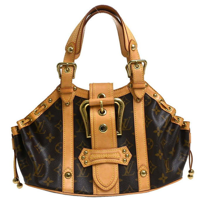 Louis Vuitton Theda PM Vintage Handbag in Brown Monogram Canvas