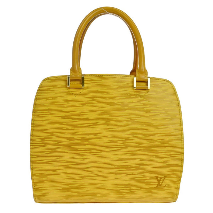 Louis Vuitton Yellow Epi Pont Neuf Handbag