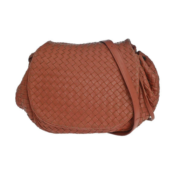 Bottega Veneta Red Intrecciato Shoulder Bag