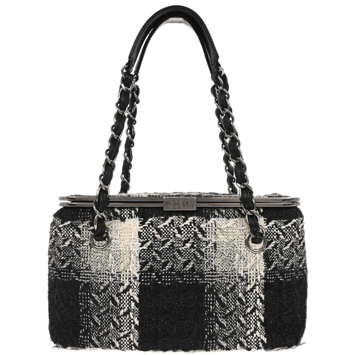 Chanel Black Tweed Vanity Handbag Box