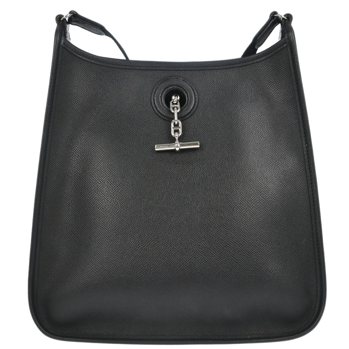 Hermès Black Epsom Vespa PM Shoulder Bag
