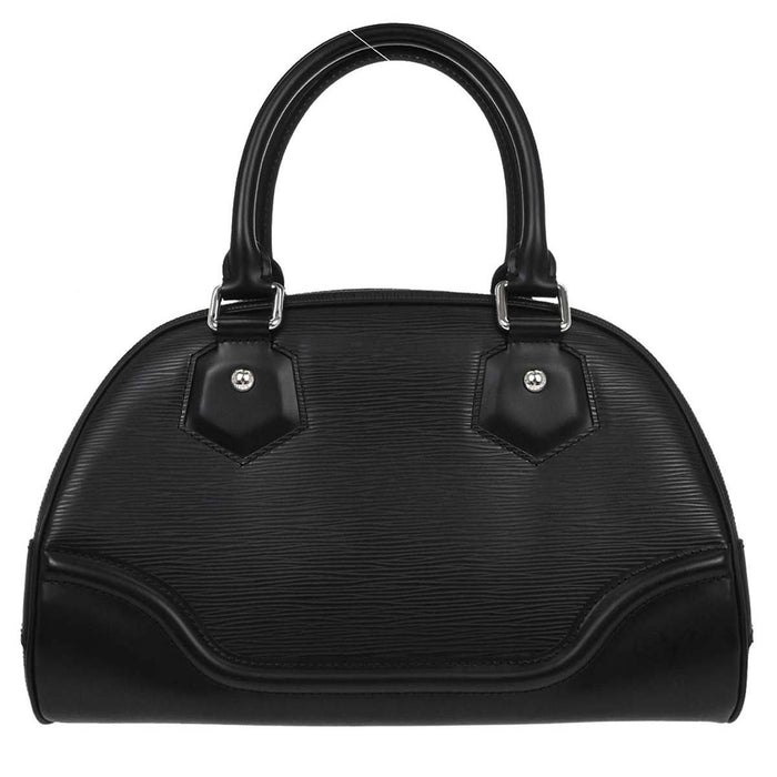 Louis Vuitton Black Epi Bowling Montaigne PM Handbag