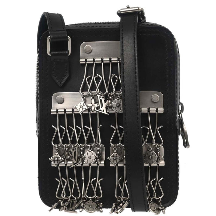 Louis Vuitton Black Danube Messenger Shoulder Bag