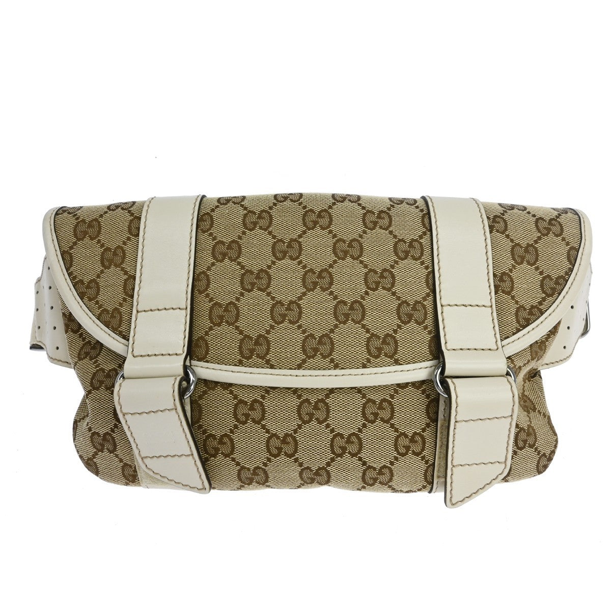 Gucci Beige Canvas GG Bum Bag