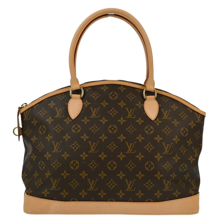 Louis Vuitton Monogram Lockit Horizontal Tote Handbag