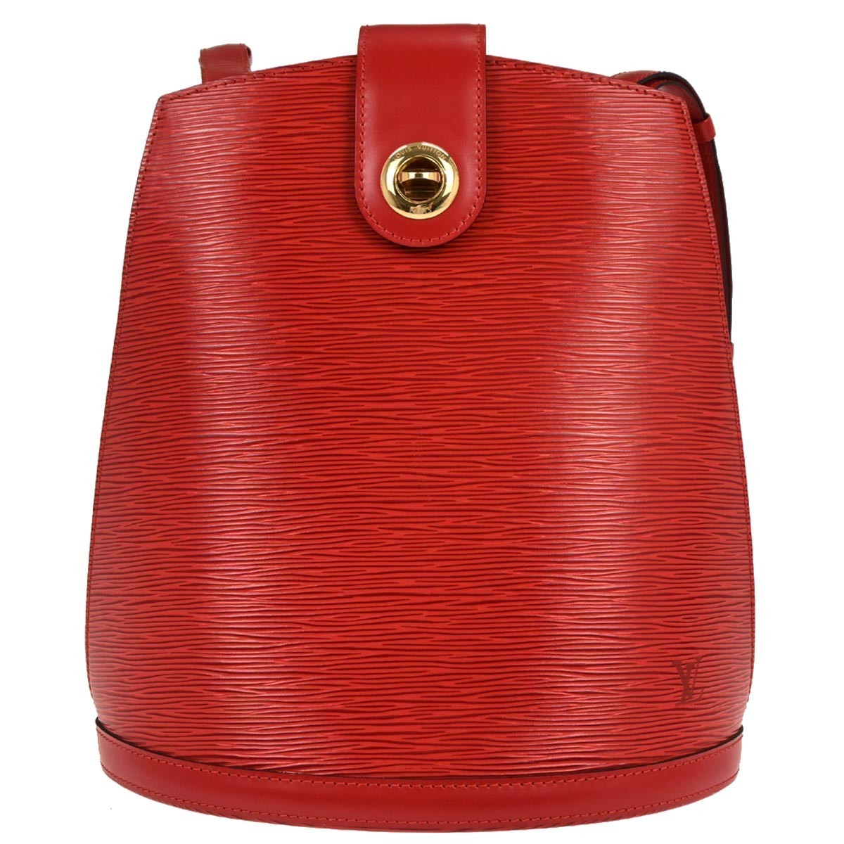 Louis Vuitton Red Epi Cluny Shoulder Bag