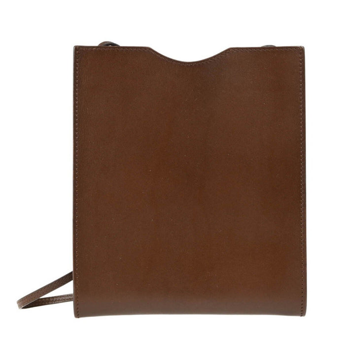 Hermès Havane Box Calf Onimaitou Shoulder Bag Pochette