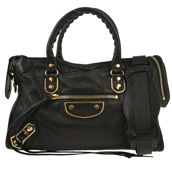 Balenciaga Black City Small Handbag