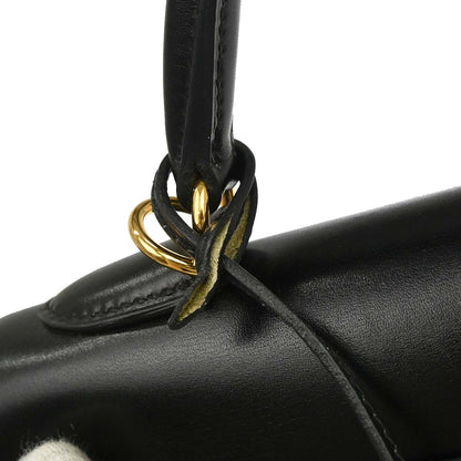 Hermes Black Box Calf Kelly 32 Sellier 2way - photo 7