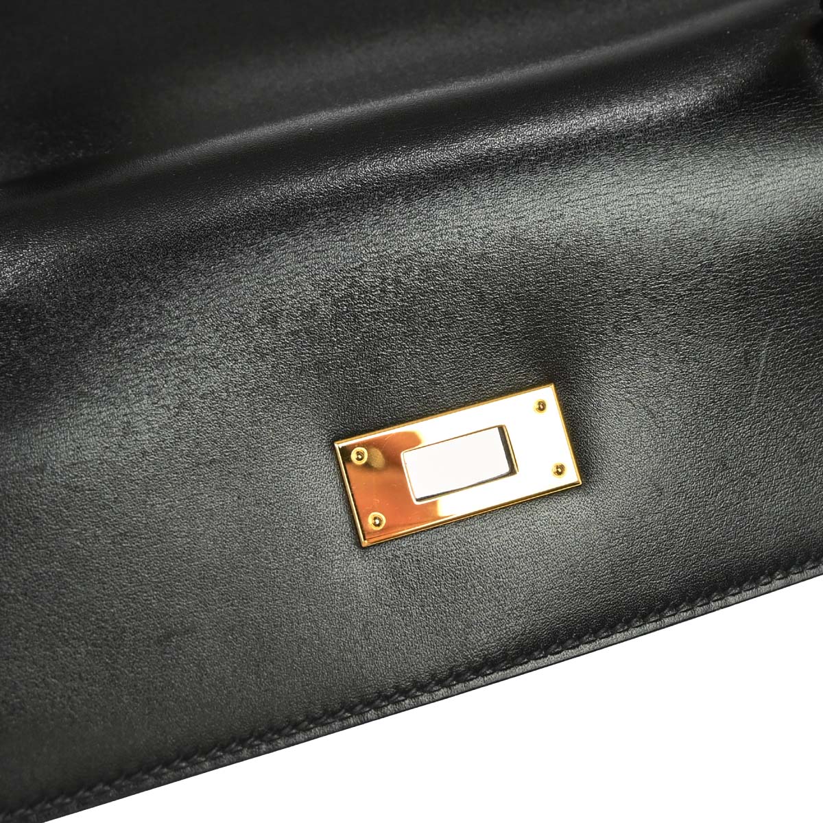 Hermes Black Box Calf Kelly 32 Sellier 2way - photo 9