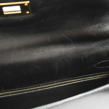 Hermes Black Box Calf Kelly 32 Sellier 2way - photo 10
