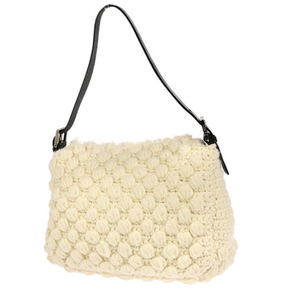 Fendi White Wool Mamma Baguette - photo 2