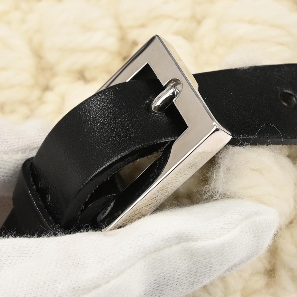 Fendi White Wool Mamma Baguette - photo 3