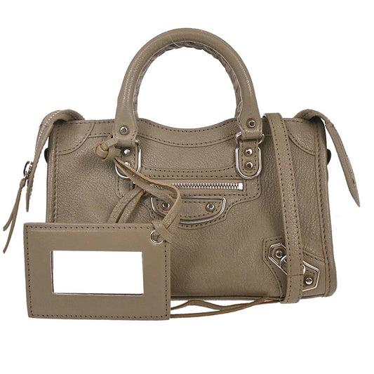 Balenciaga Gray Metallic Edge Classic Mini City - photo 1