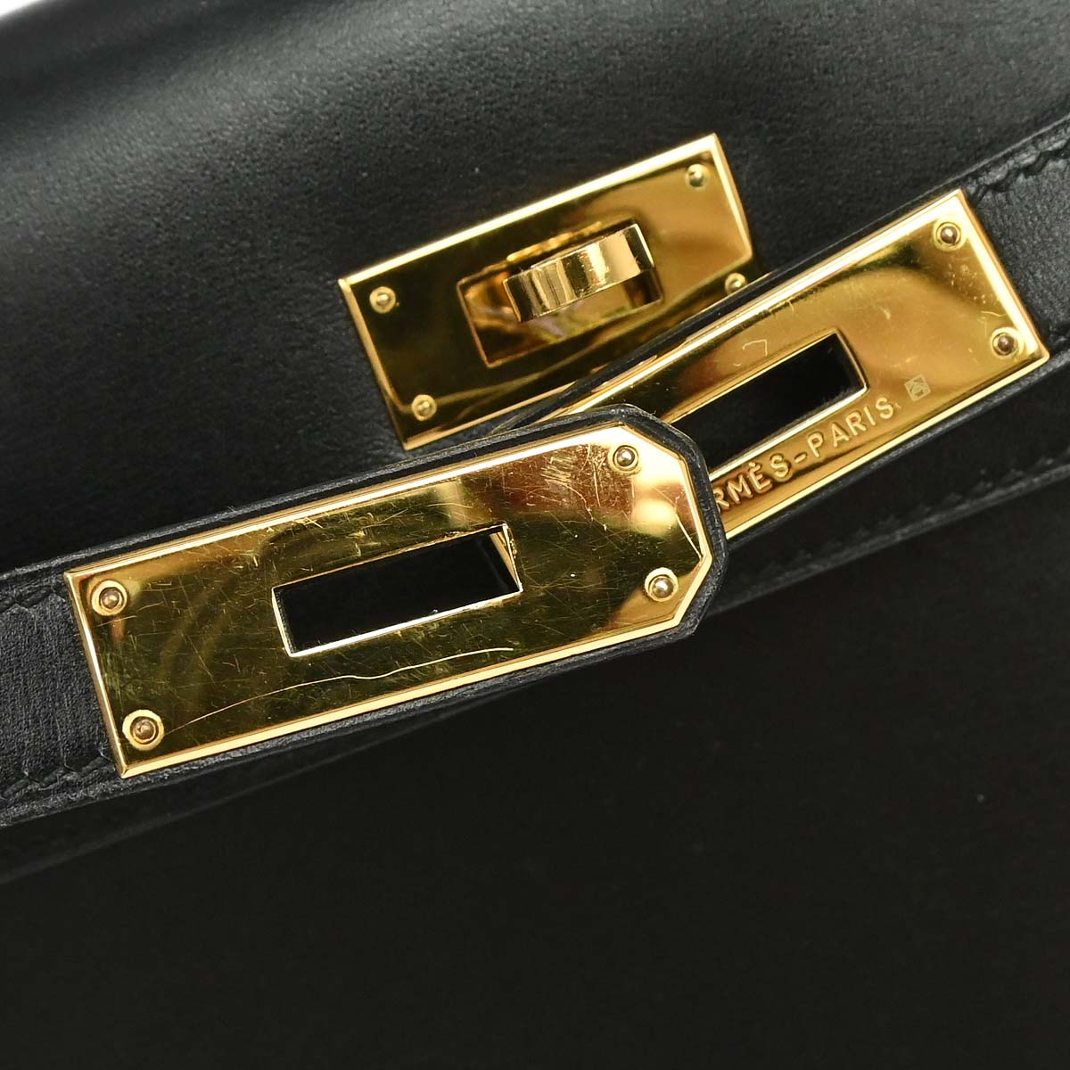 Hermes Black Box Calf Kelly 32 Sellier 2way - photo 10
