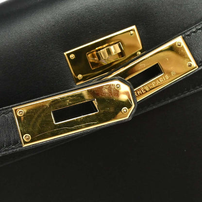 Hermes Black Box Calf Kelly 32 Sellier 2way - photo 10