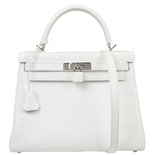 Hermes White Epsom Kelly 28 Retourne 2way - photo 1