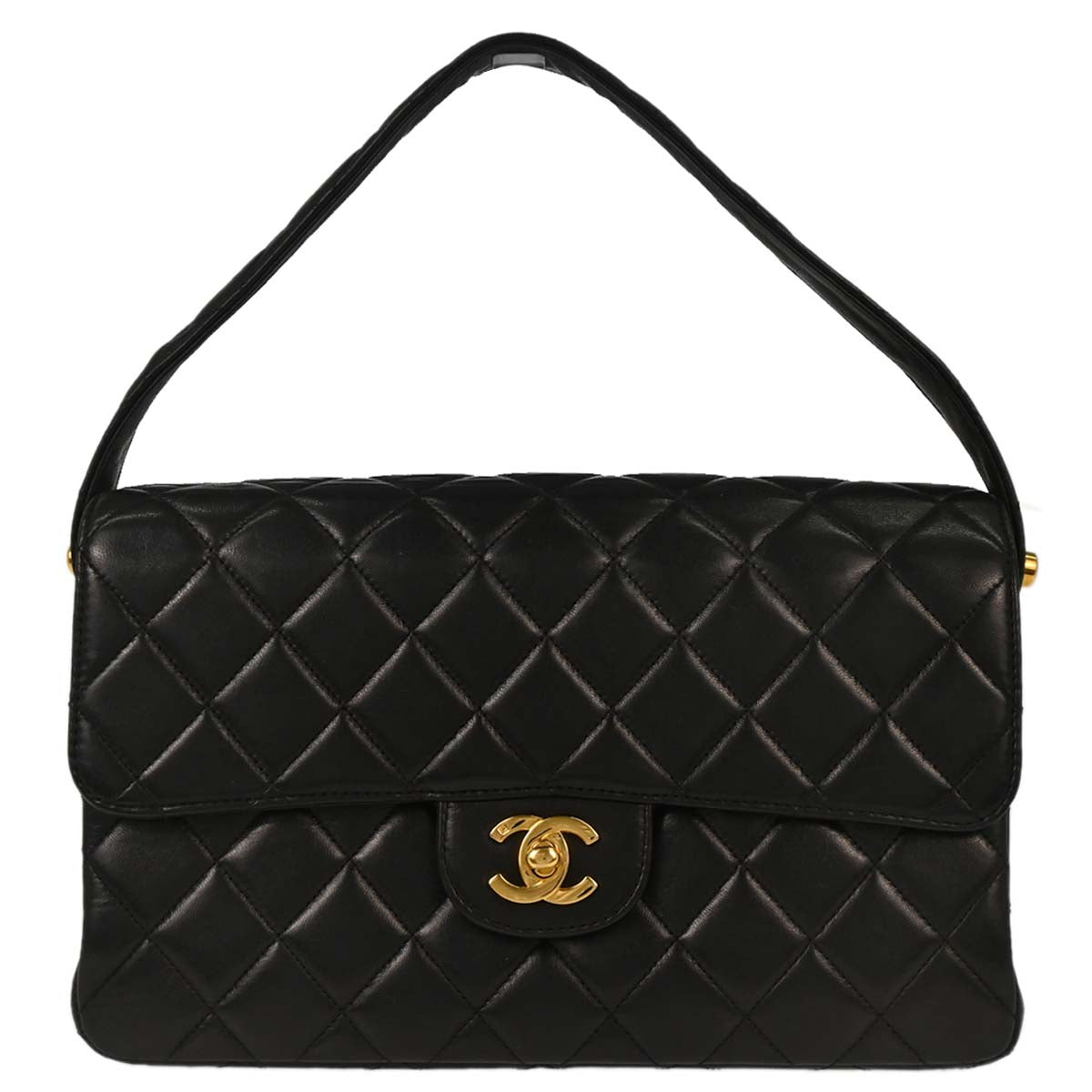 Chanel Black Lambskin Double Sided Classic Flap - photo 1