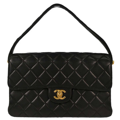 Chanel Black Lambskin Double Sided Classic Flap - photo 1