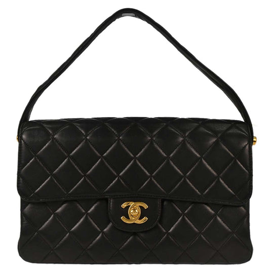 Chanel Black Lambskin Double Sided Classic Flap - photo 1