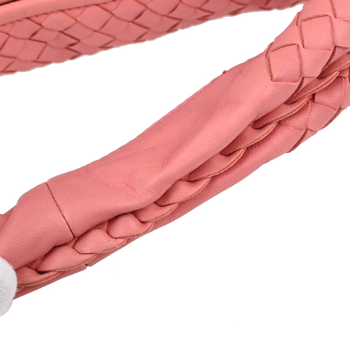 Bottega Veneta Pink Lambskin Intrecciato Hobo - photo 3