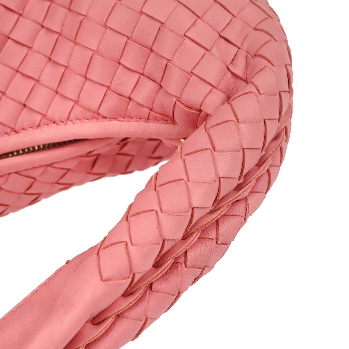 Bottega Veneta Pink Lambskin Intrecciato Hobo - photo 4