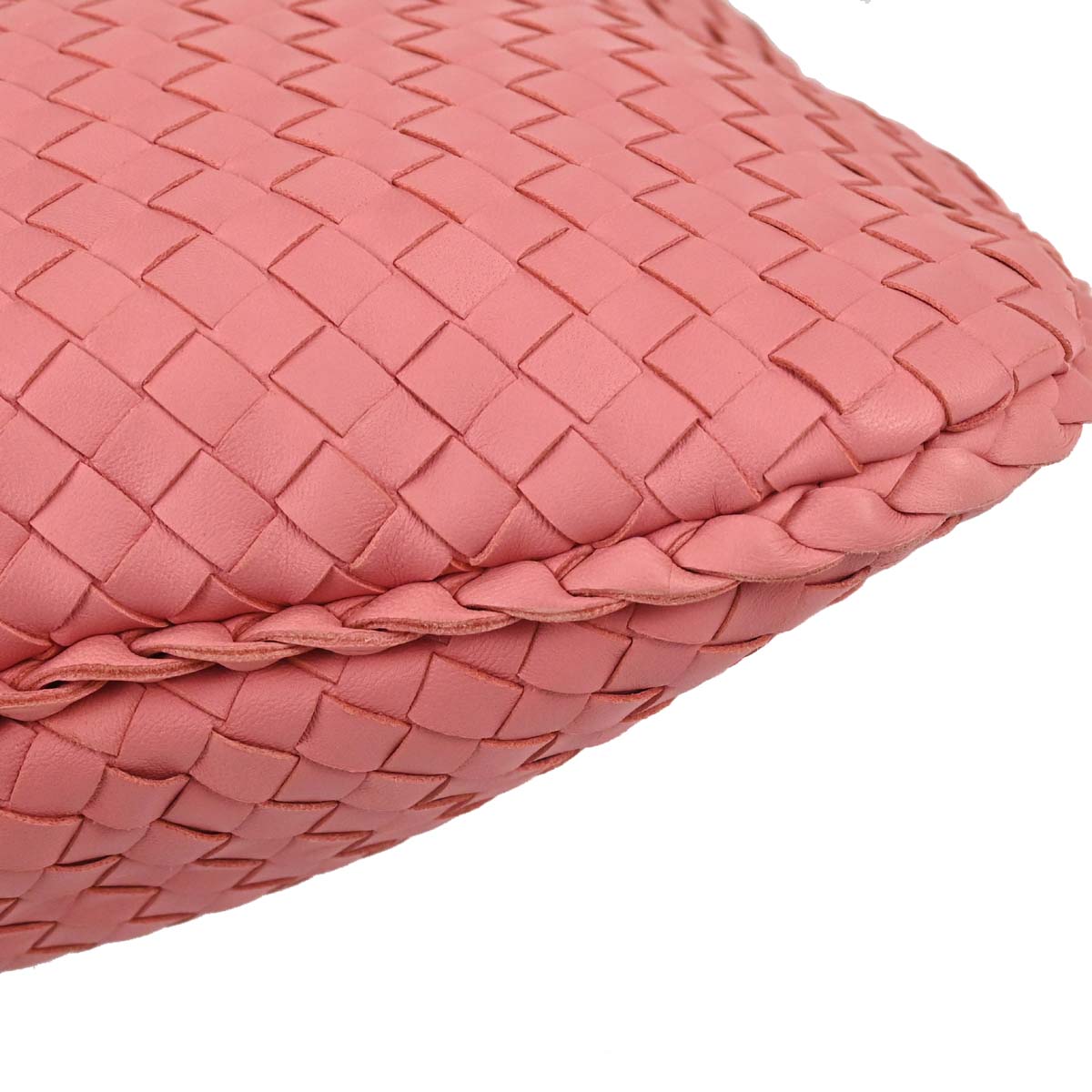 Bottega Veneta Pink Lambskin Intrecciato Hobo - photo 9