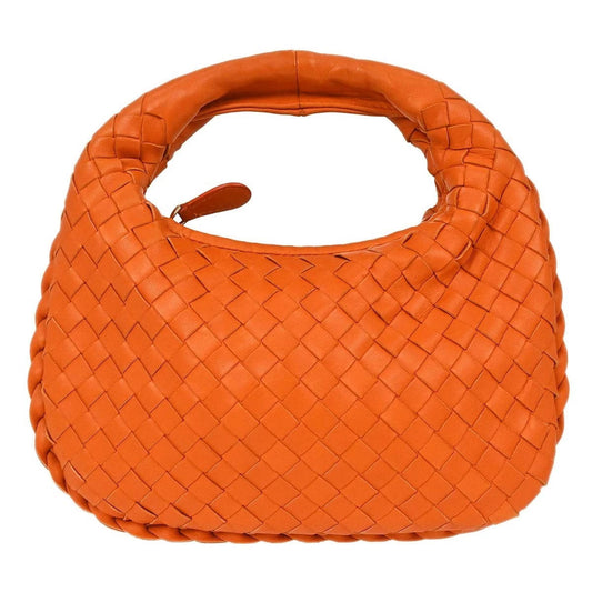 Bottega Veneta Orange Lambskin Intrecciato Hobo - photo 1