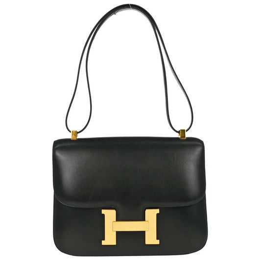 Hermes Black Box Calf Constance 23 Shoulder - photo 1