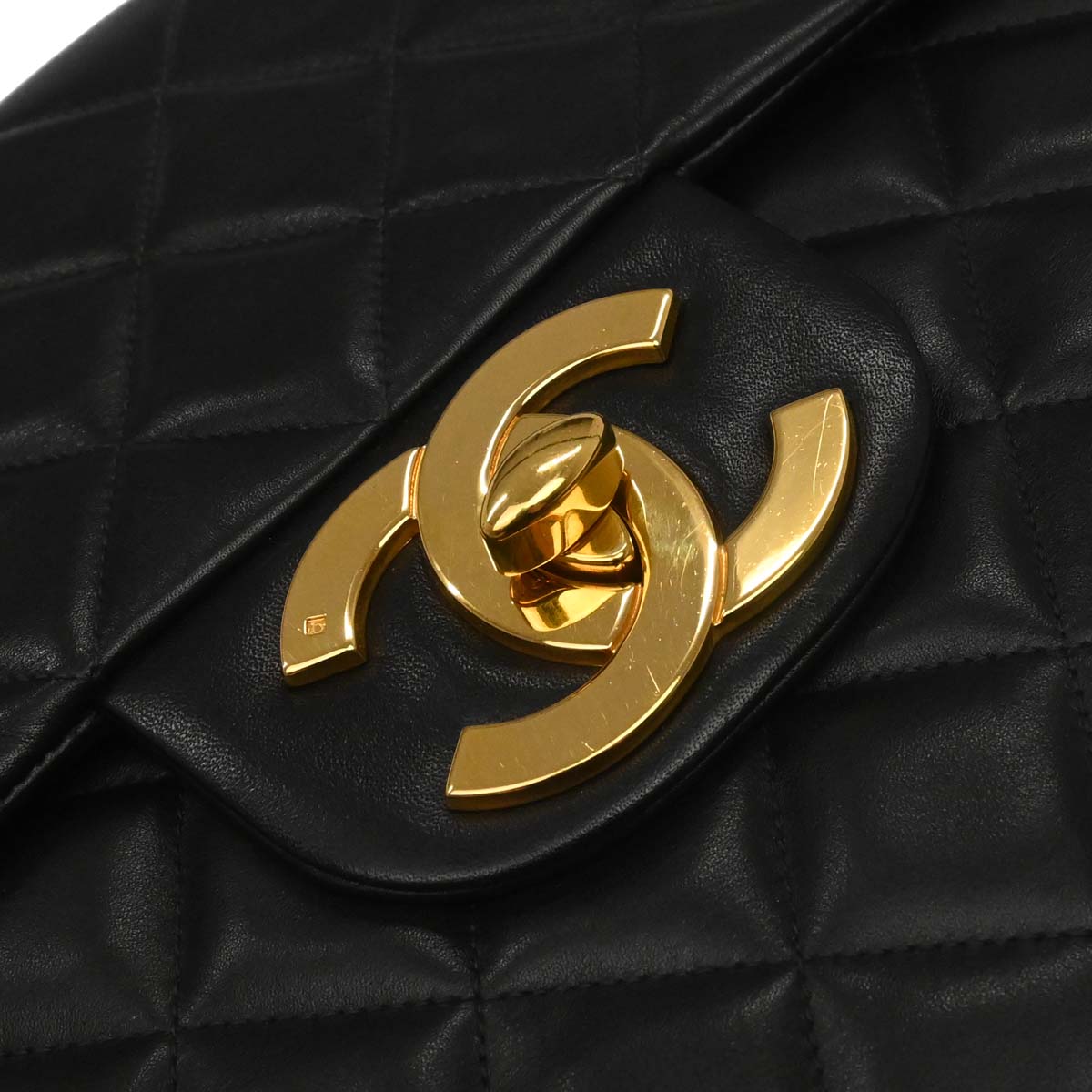 Chanel Black Lambskin Maxi Classic Flap Shoulder - photo 9