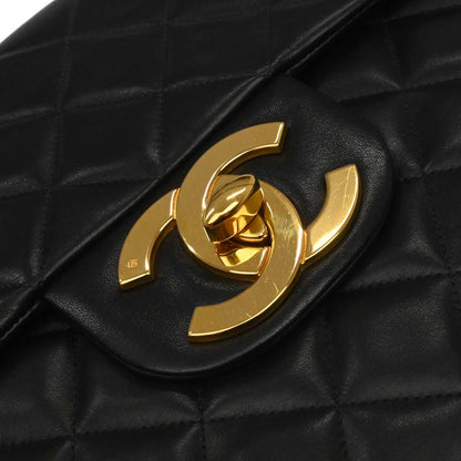 Chanel Black Lambskin Maxi Classic Flap Shoulder - photo 9