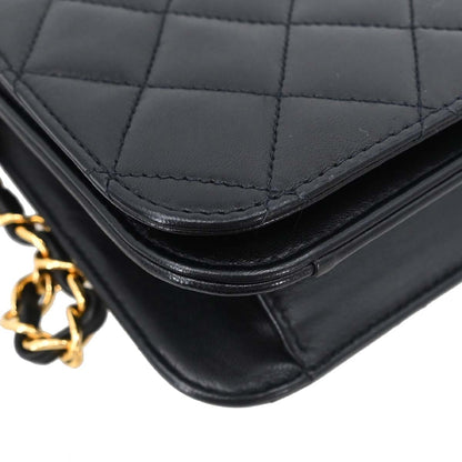 Chanel Black Lambskin Pushlock Small Full Flap Shoulder - photo 6