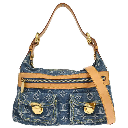 Louis Vuitton Blue Monogram Denim Baggy PM Shoulder - photo 1