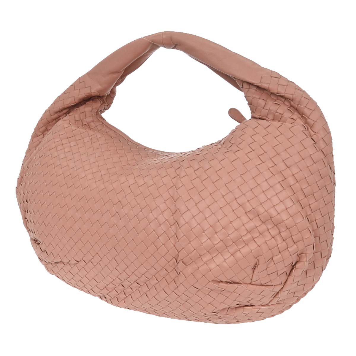 Bottega Veneta Pink Beige Lambskin Intrecciato Hobo - photo 2