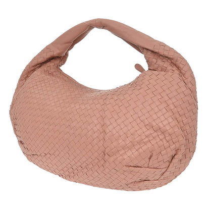Bottega Veneta Pink Beige Lambskin Intrecciato Hobo - photo 2