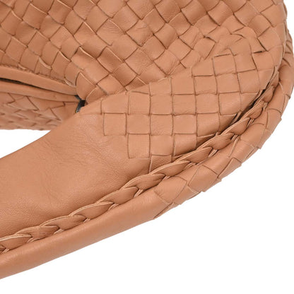Bottega Veneta Pink Beige Lambskin Intrecciato Hobo - photo 4