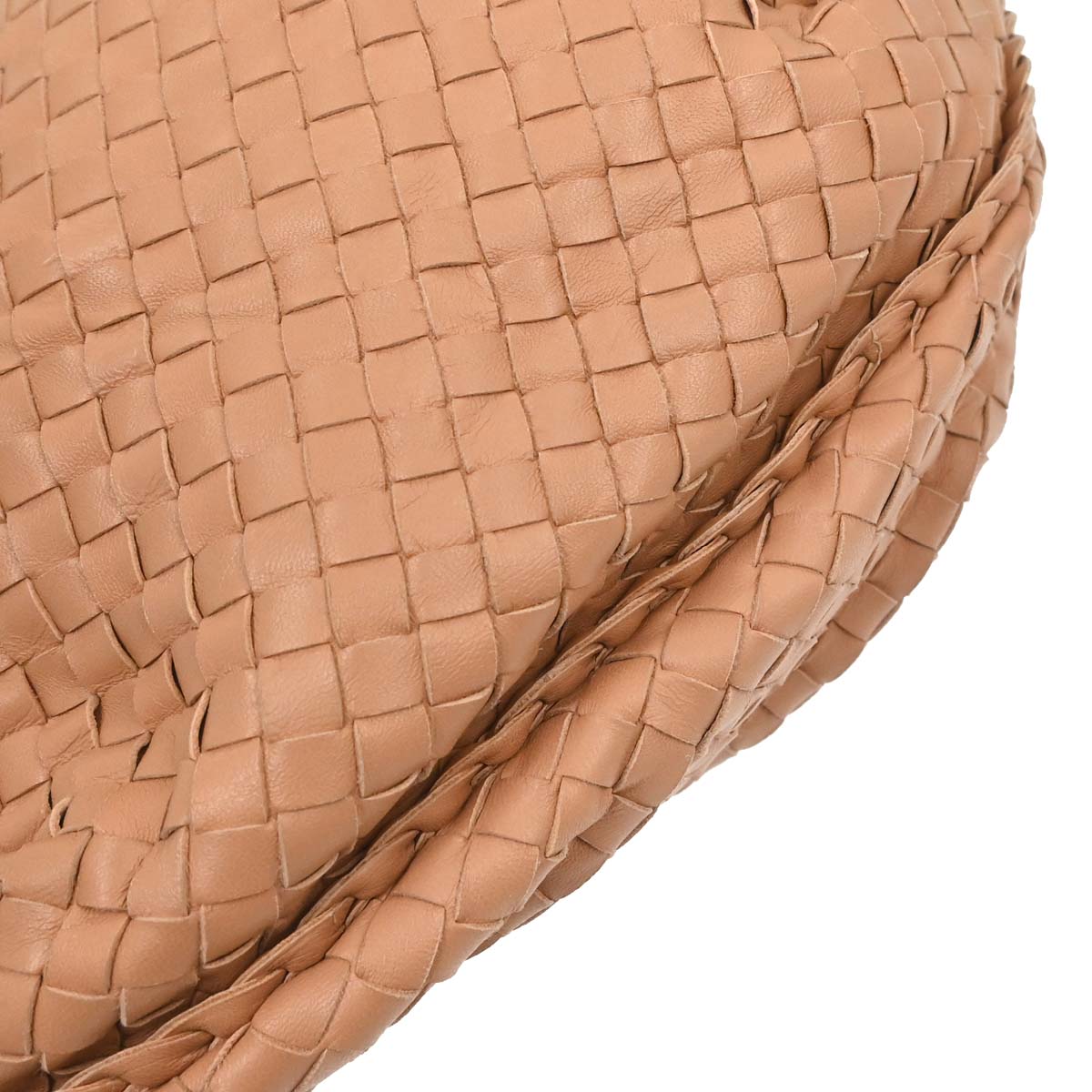 Bottega Veneta Pink Beige Lambskin Intrecciato Hobo - photo 5