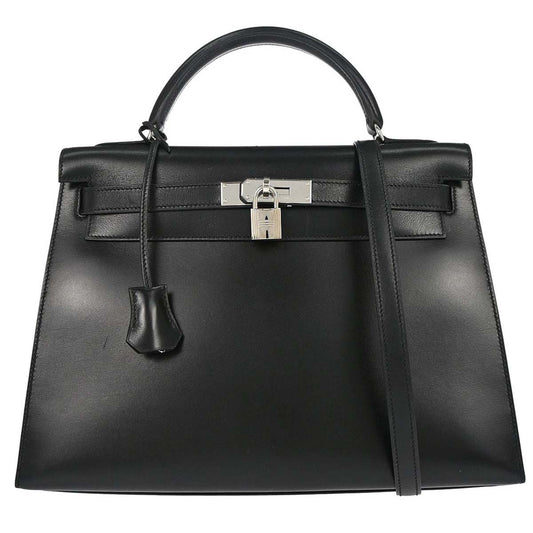 Hermes Black Box Calf Kelly 32 Sellier 2way - photo 1