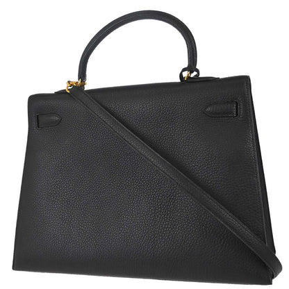 Hermes Black Ardennes Kelly 35 Sellier 2way - photo 2
