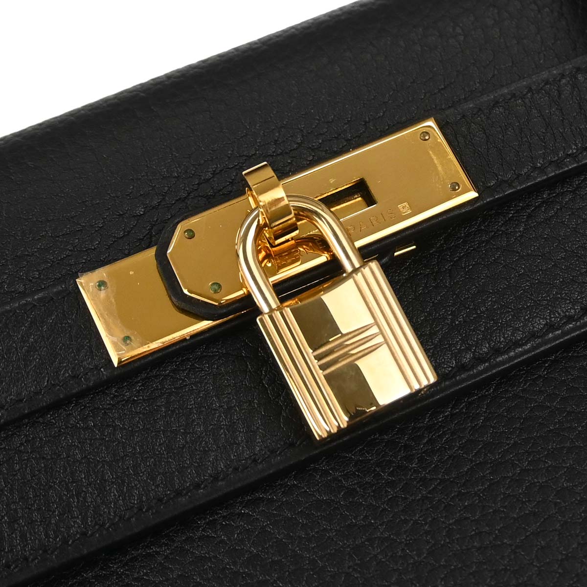Hermes Black Ardennes Kelly 35 Sellier 2way - photo 3